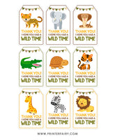 Safari Favor Tags